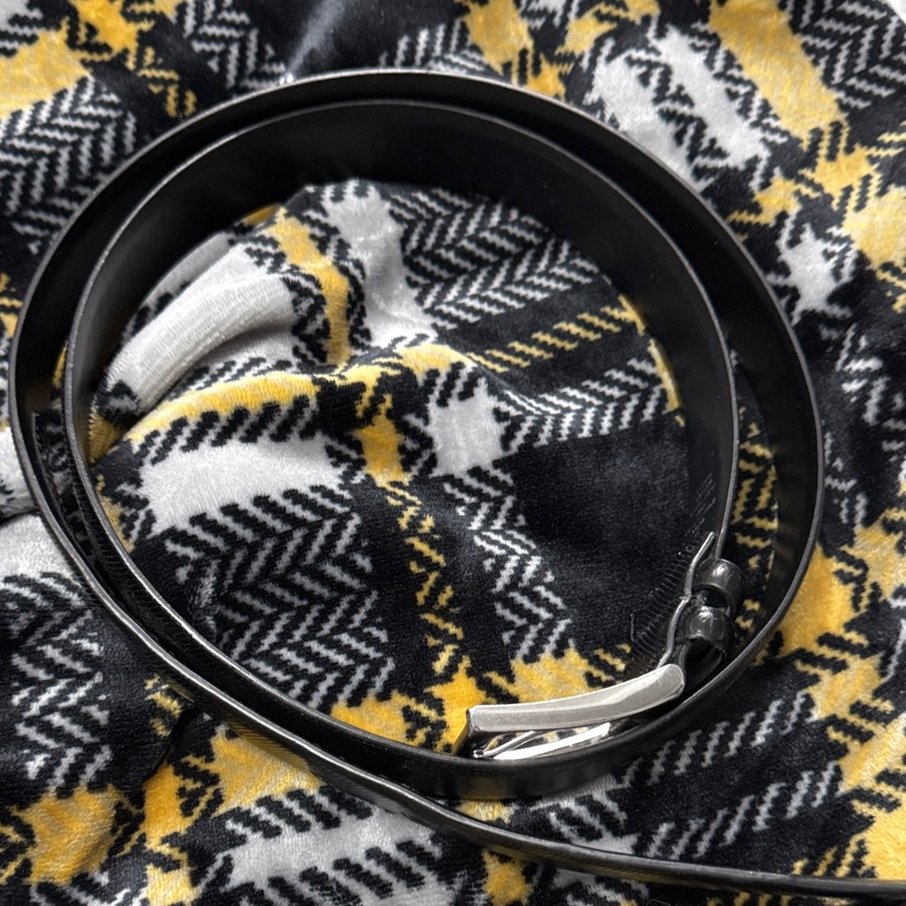 Classic Black Leather Belt